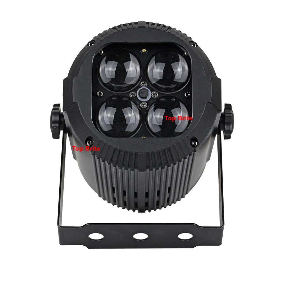 Светодиодный сценический прожектор Par 4X10W RGBW 4 в 1 DMX 512 с зумом эффектом потертости