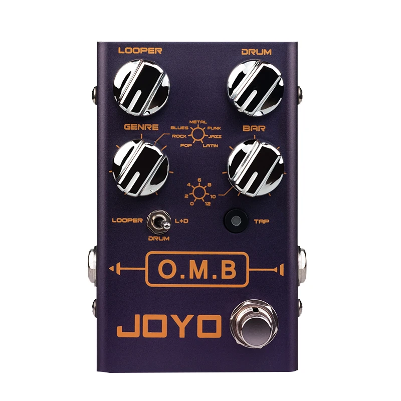 

JOYO O.M.B Guitar Effect Pedal Looper Drum Machine Auto-Align Count-In Recording Electric Guitar Monoblock Effect Processor