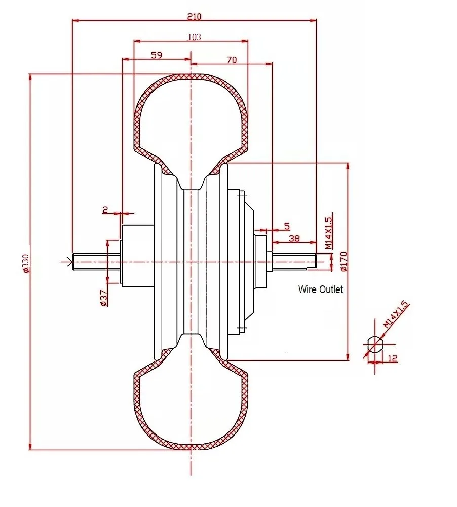 Внедорожные шины MTB 1" 48 v 1000w 24V 36V 350w 500w 800w скутер ручной Электрический миксер для теста колесный Багги Bicideta Лонгборда двигателя 13 дюймов