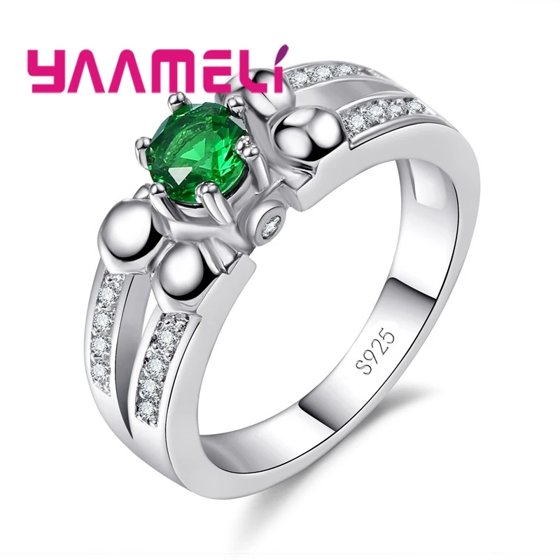 Factory Price Wholesale Women Fashion Wedding Rings 925 Sterling Silver Luxury Jewery Accessory Free Shipping | Украшения и