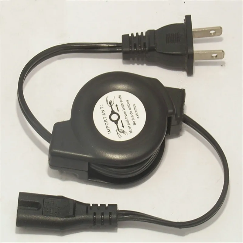 США штекер питания выдвижной кабель 2 контакт розетки Outlet для ноутбука IEC 320 IEC320 C7|