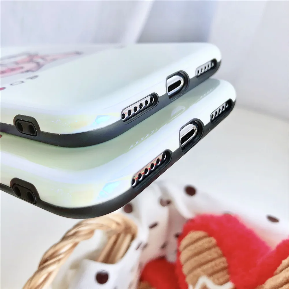 Для IPhone 7 6 случаях модные бул лучей милый мультфильм свинья пары мягких чехол для