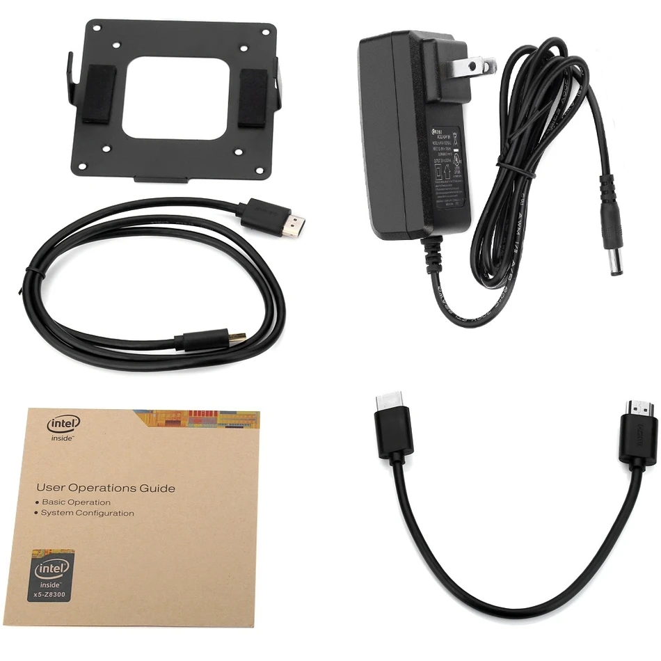 Z83II Windows 10 Мини ПК Intel Atom x5 Z8350 четырехъядерный процессор 2G 32G 64G 2 4G 5 8G WiFi смарт набор