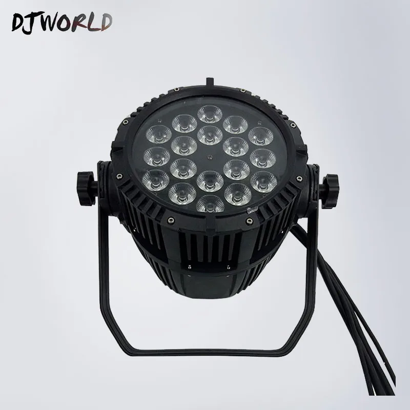 Водонепроницаемый светодиодный Par 18x18 Вт RGBWA + UV 6в1 освещение IP65 Прожектор огни для