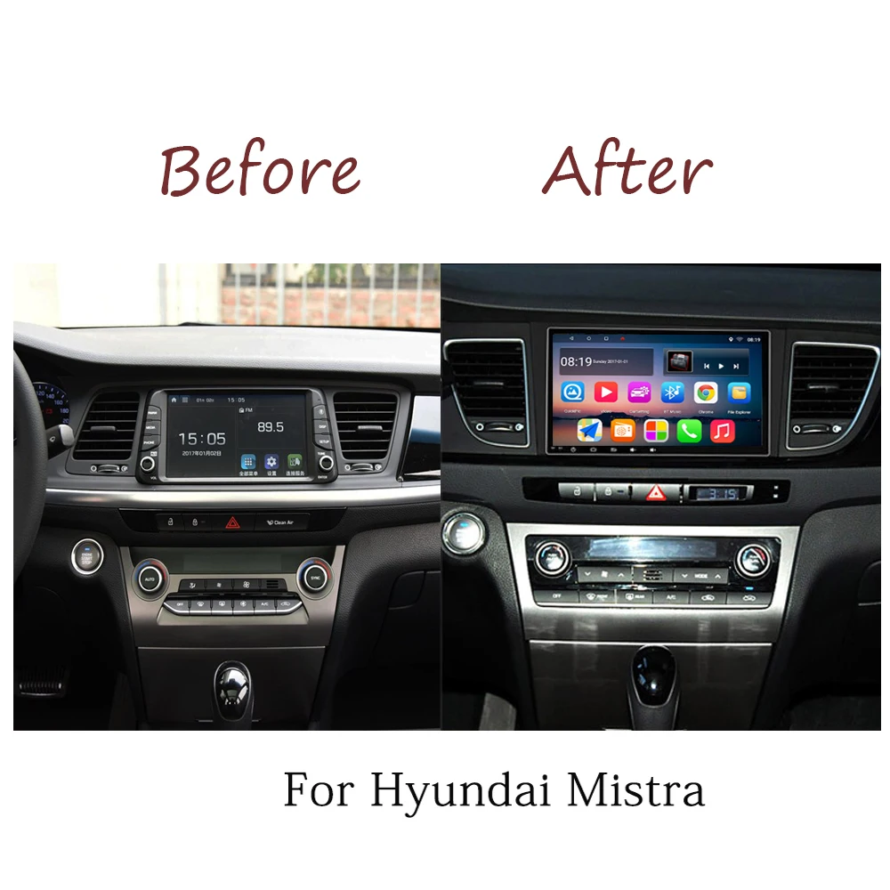 Panlelo Android 7,1 навигация для hyundai Avante IX25 IX45 Verna Tucson Mistra Elantra стерео зеркало Llink сенсорный экран