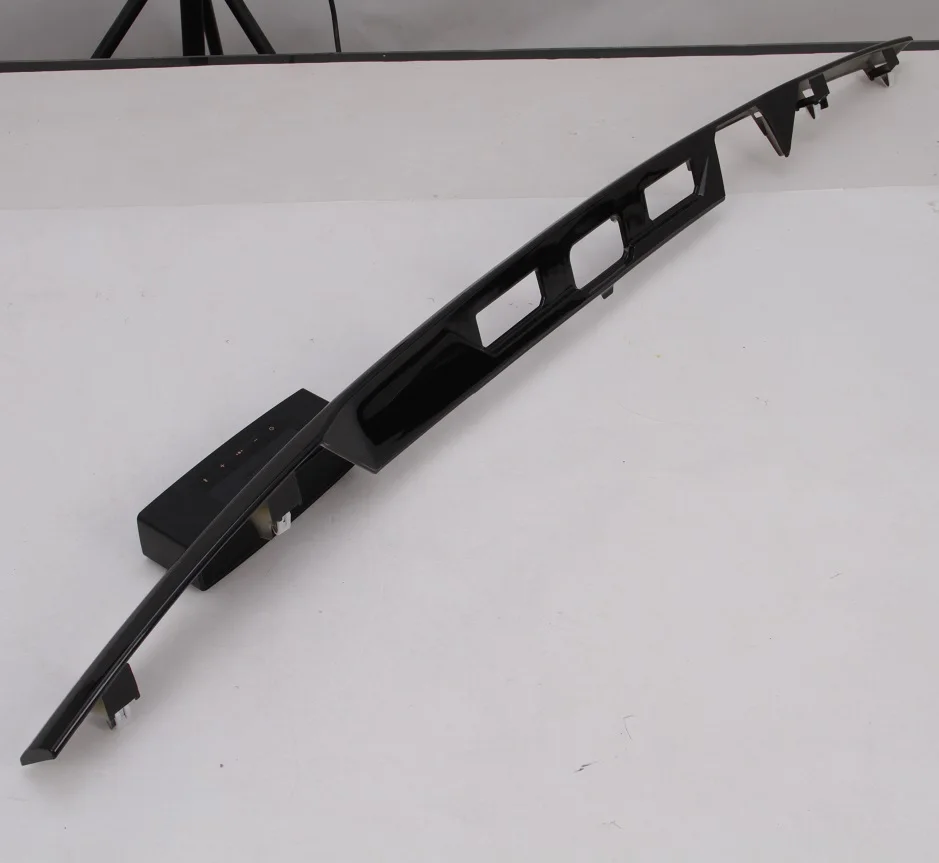 trunk door trim 12 шт. для Land Rover Range Rover sport передняя решетка боковая вентиляция в капоте крышка бревна отделка наборы молдингов - Цвет: trunk door trim