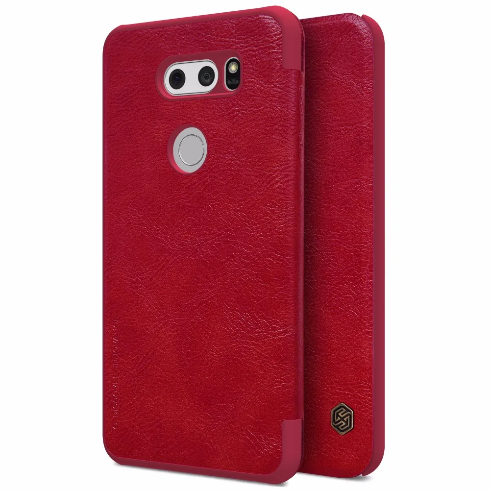 Флип чехол Nillkin Qin для LG V30 высококачественный защитный телефона|case for lg|flip casecase |