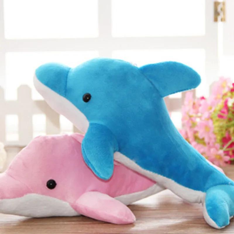 dolphin Креативный светодиодный светильник, панда, медведь, чучело дельфина, животные, плюшевая игрушка, красочный светящийся подарок для детей, Рождество, Хэллоуин, navidad - Цвет: dolphin