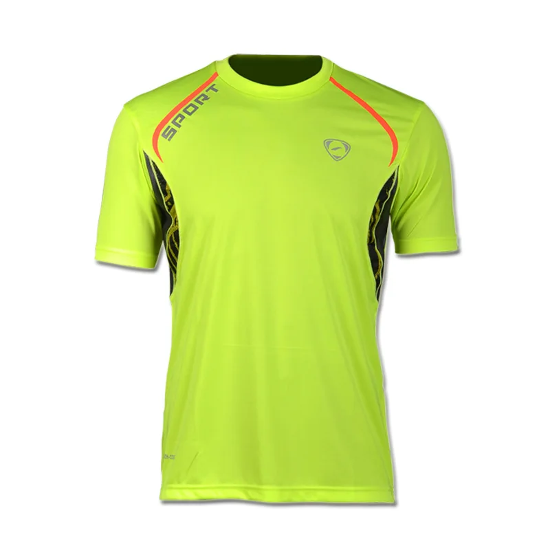 LSL137 GreenYellow Jeansian, мужские спортивные футболки, футболки, футболки для бега, тренировок, тренажерного зала, фитнеса, бега, йоги, LSL069 - Цвет: LSL137 GreenYellow