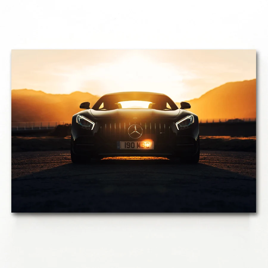 Mer cedes A M G GT передний вид супер автомобиль Спортивная Автомобильная стена