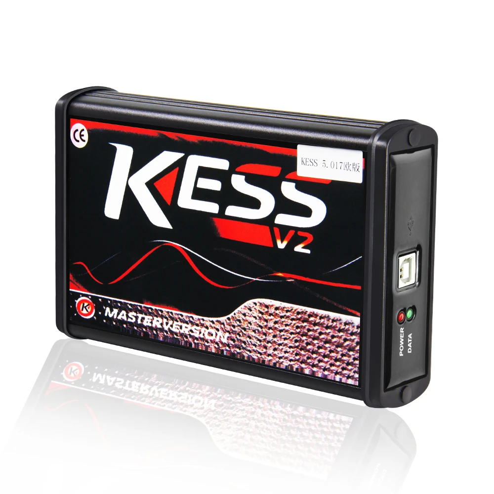 KESS V2 V2.47 V5.017 ЕС красный ЭБУ OBD автомобиль/Грузовик программист инструмент Ktag V2.23 V7.020 4 светодиодный онлайн-версия без ограничения жетонов