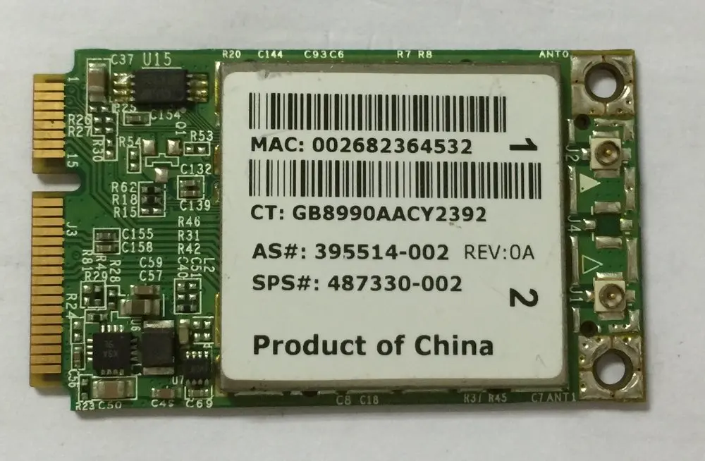 Wi-Fi карта Broadcom 4322AGN 802.11agn MINI PCIe 487330-001 для HP 2730p 6930p 2530p 2230s 6530b 6735b 6730s 6530s 6830s |