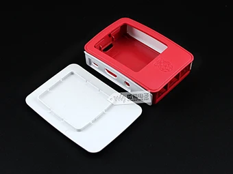 Официальный чехол Raspberry Pi красный/белый для использования с 3 Model B/Raspberry B + |