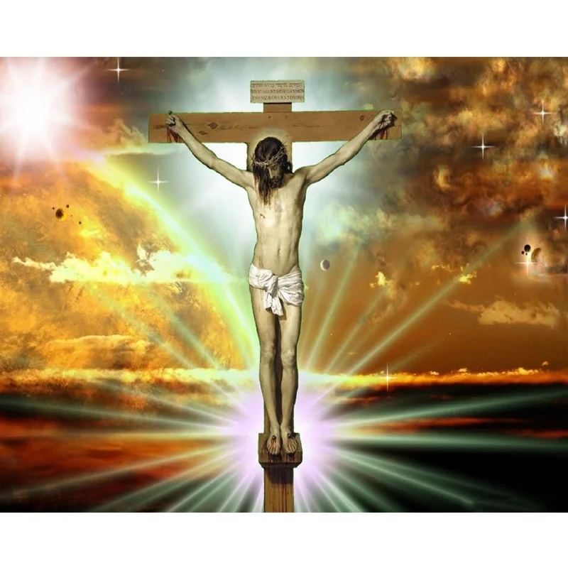

jesus on cross diamond Embroidery,mazayka diy diamond painting mosaic diamant painting 3d cross stitch diamond pictures H155