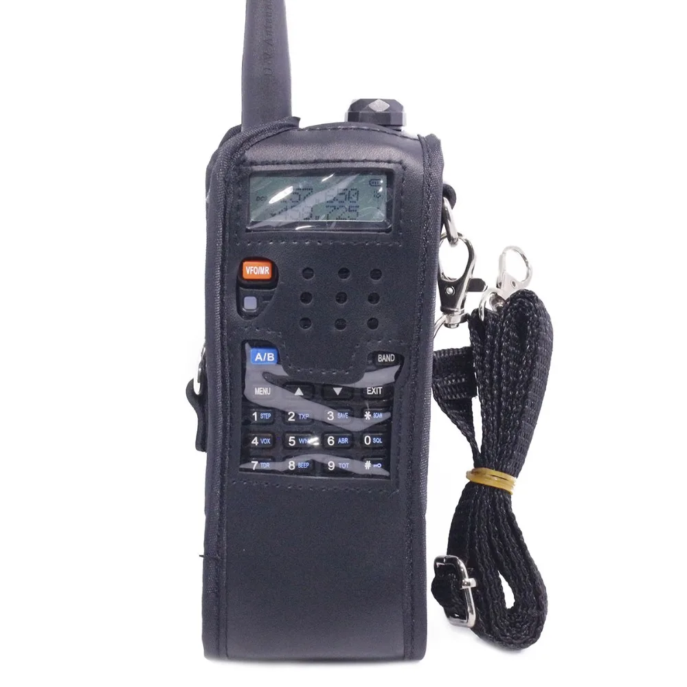 Удлиненный кожаный мягкий чехол-кобура для Baofeng UV-5R UV-5RA серии с аккумулятором 3800 мАч двухстороннее Радио рация FM TYT