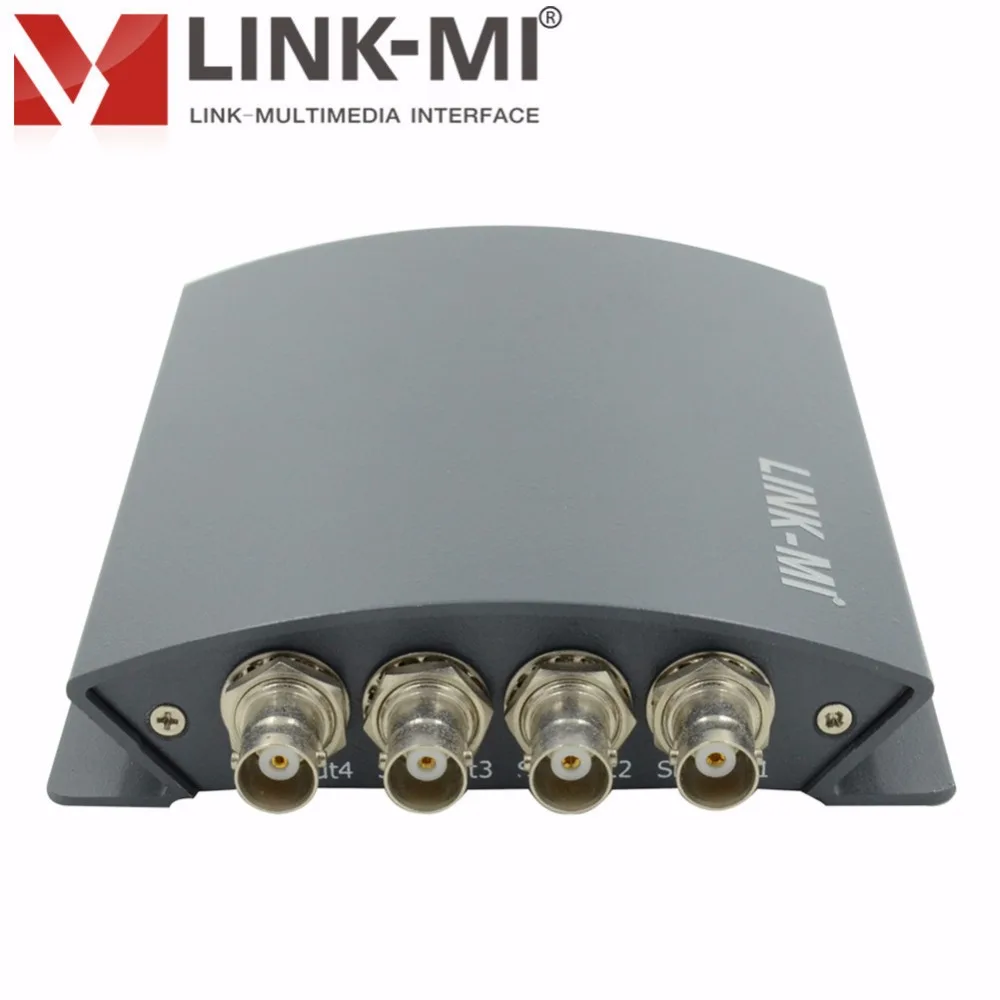 Фото LINK-MI 1X4 SDI разветвитель Поддержка порта SD/HD/3G распределить 1 SDI на 4 SDI Out широковещательный 4-портовый Pro SDI разветвитель №3