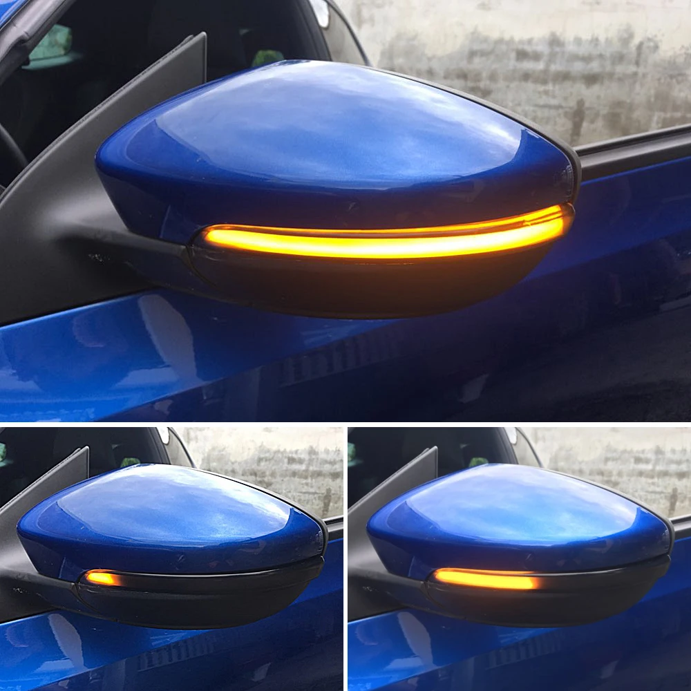 Для Vw Scirocco Mk3 Passat B7 Cc динамический зеркальный индикатор мигалка боковой