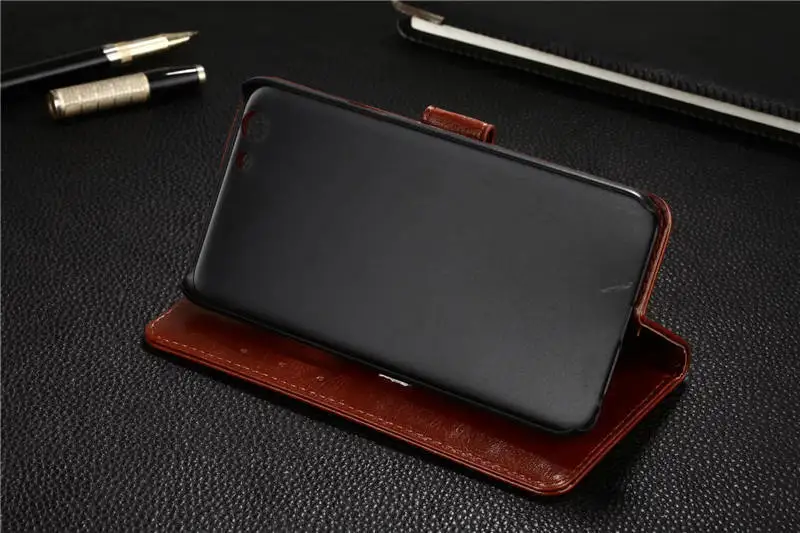 OPPO R9S Case 5.5&quot Luxury Wallet PU Leather Back Cover Phone For Flip Protective Fundas | Мобильные телефоны и