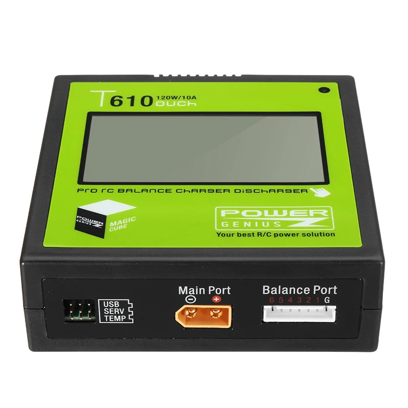 Балансировочное зарядное устройство PG T610 120 Вт 10А сенсорный экран 3 2 дюйма с