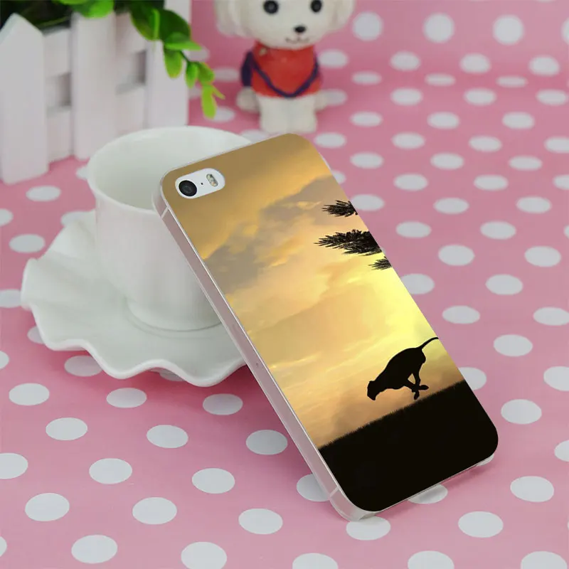 B0641 Гепард Прозрачный Жесткий Тонкий Case Cover For Apple iPhone 4 4S 5 5S SE 5C 6 S Плюс s плюс |