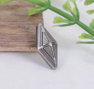 16*8 мм серебристые заклепки в форме алмаза, шпильки для рукоделия, кожевенное ремесло, украшение