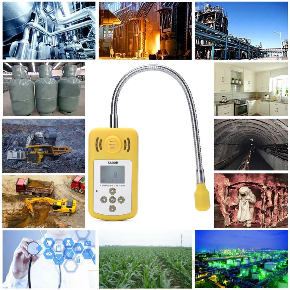 Портативный газоанализатор профессиональный детектор горючих газов