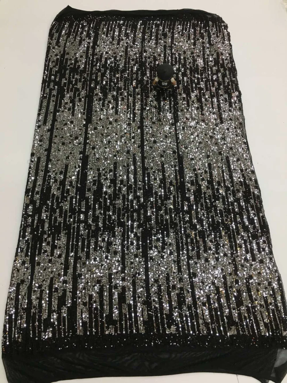 Высококачественная французская кружевная ткань с блестками африканская вышитая