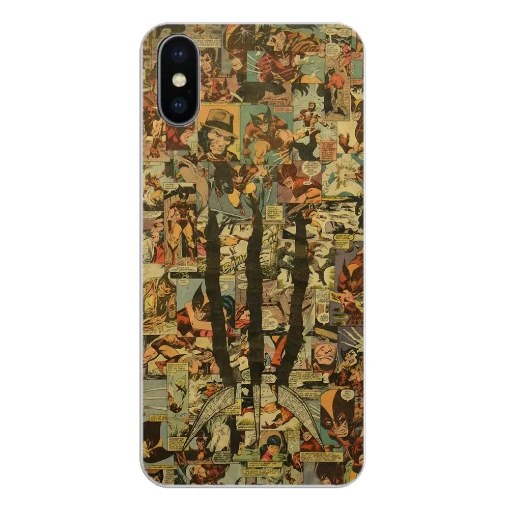 Коллаж &quotСупергерои&quot comic art прозрачные мягкие чехлы Чехлы для Motorola Moto X4 E4 E5 G5 G5S G6