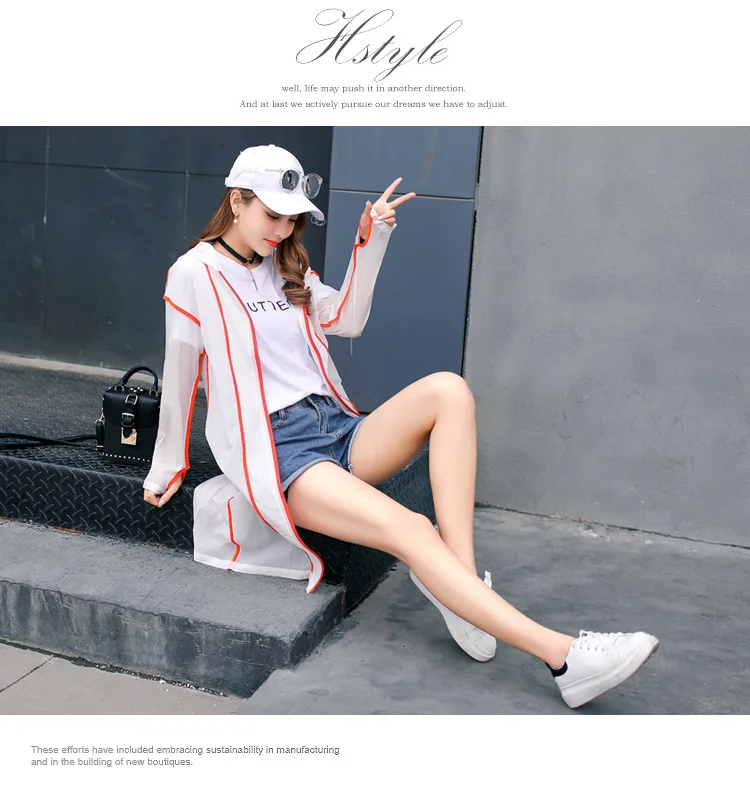 Goyoubuy 2017 летние большие ярдов платье с капюшоном солнцезащитные clothing плащ