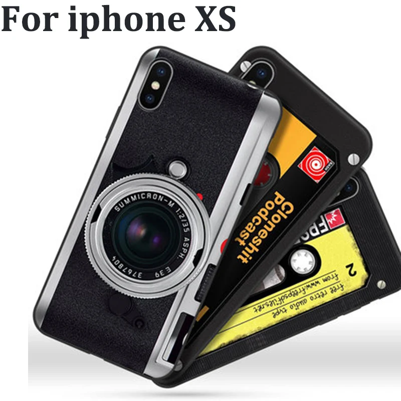 Чехол для iphone XS чехол в стиле ретро мультяшный мягкий телефона iphoneXS защитный 10S