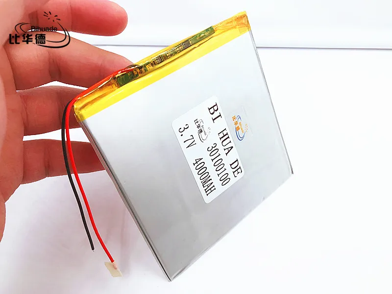 Li-po 30100100 3,7 в 4000 мАч планшетный ПК 7 дюймов MP3 MP4 3 мм* 100 мм* 100 мм(полимерный литий-ионный аккумулятор) литий-ионный аккумулятор