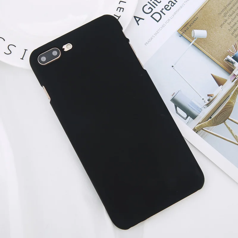 Чехол для телефона Ottwn для iPhone 11 Pro XS Max X XR 7 8 6 6s Plus 5 5S SE простой однотонный винно-красный матовый жесткий чехол-накладка из поликарбоната