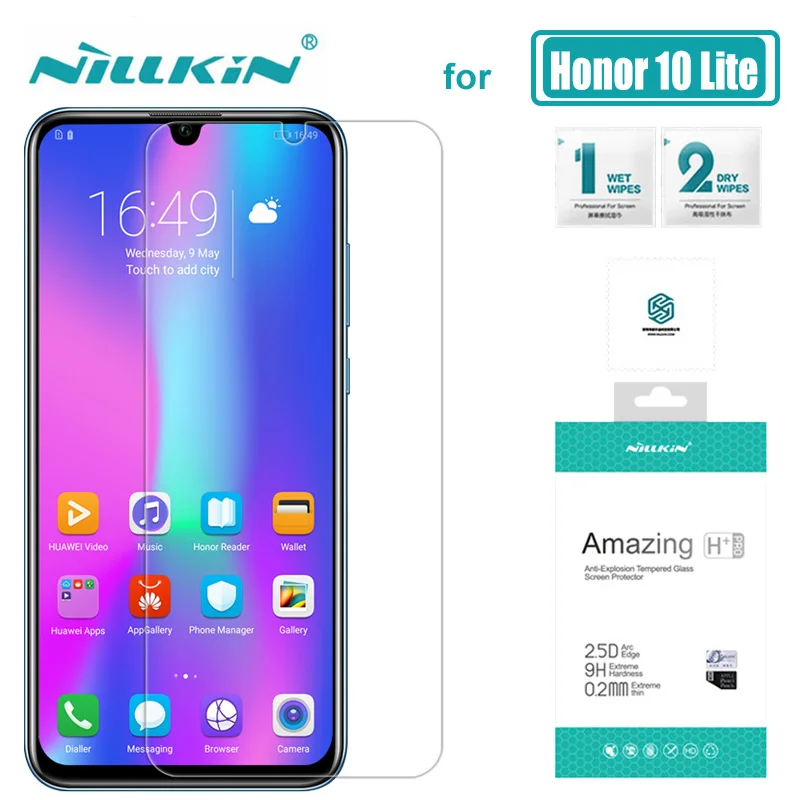 Ультратонкое закаленное стекло Nillkin 9H + Pro 2.5D для Huawei Honor 10 Lite защита экрана