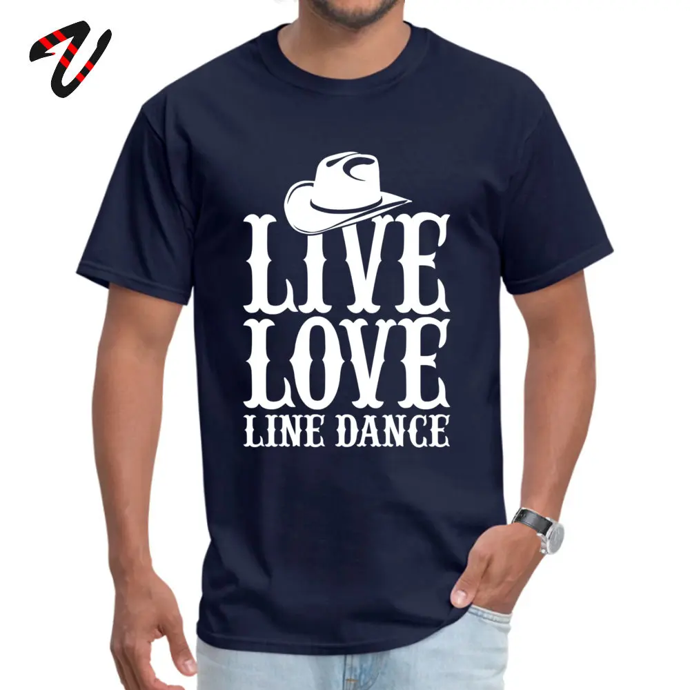 Rife мужские футболки с надписью Live Love Line Dance принтом Just Half Life Sleeve Normal круглым
