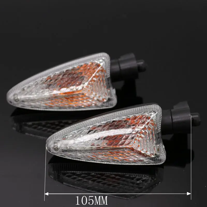 Clear 105mm Для Aprilia shiver 750 10-16 Dorsoduro 750 08-16 Dorsoduro 1200 11-16 мотоцикл передний или задний указатель поворота - Цвет: Clear 105mm