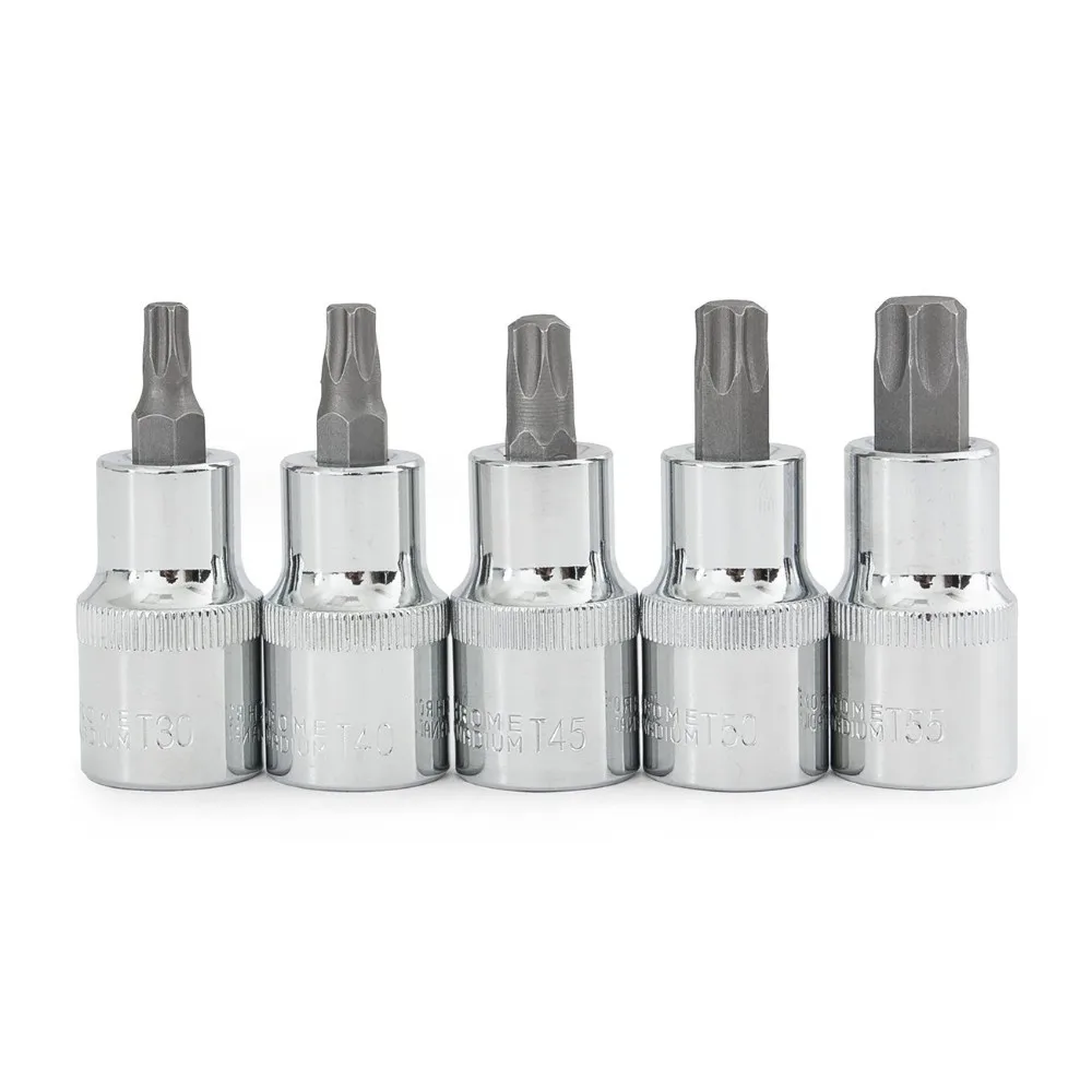 30 шт. Star torx головки, наконечник набор безопасности мужской женский E& T гаечный ключ с храповым механизмом отвертка для бурового долота pdc ремонтных хром-ванадиевая сталь Сталь