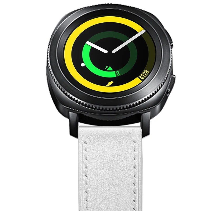 YILIZOMANA Смарт-часы кожаный ремешок для samsung gear S2 классический/Frontier Galaxy Watch 42 мм huawei Fossil Q Pebble ремешок для часов 20 мм
