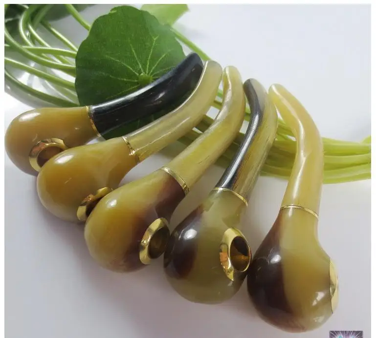 Новый курительный набор копия рога для крупного рогатого скота курительная