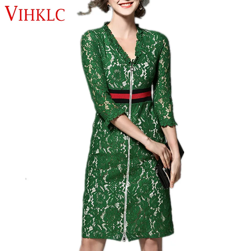 Высокое качество нового Мода 2017 взлетно посадочной полосы платье Для женщин с