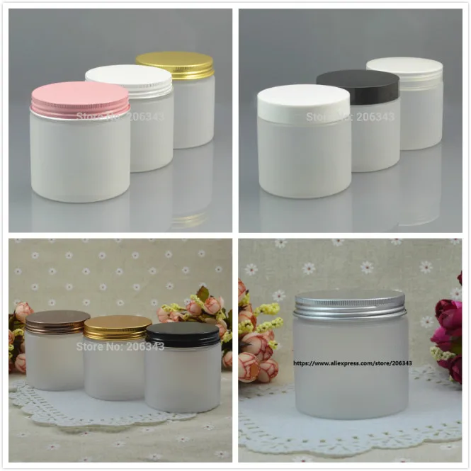 200 г матовая пластиковая банка ПЭТ/горшок/бутылка/контейнер с несколькими