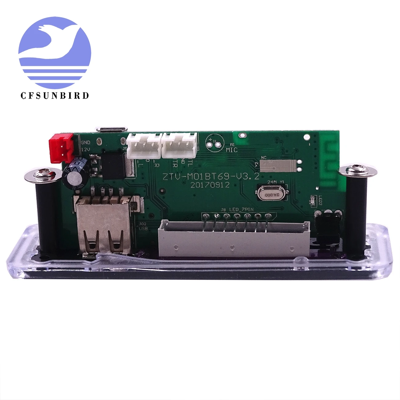 CFsunbird 5 компл./лот Bluetooth MP3 модуль декодирования с слотом для SD карты/USB/FM/Удаленный