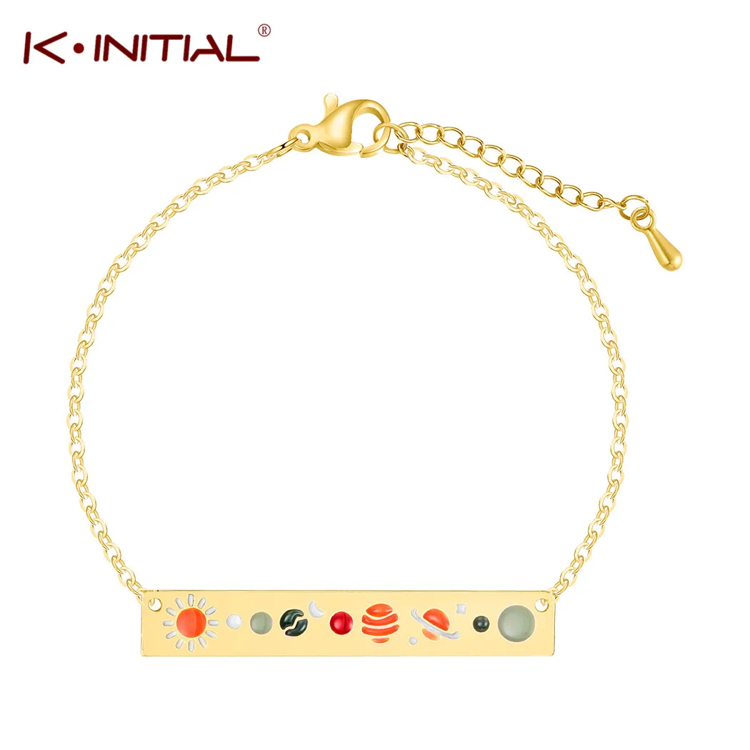 Kinitial модные стильные мужские браслеты на запястье изогнутая перекладина для