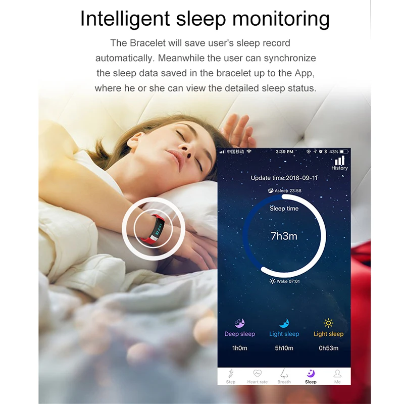 Смарт-часы QS03 с монитором сердечного ритма IP67 водонепроницаемые фитнес-часы для