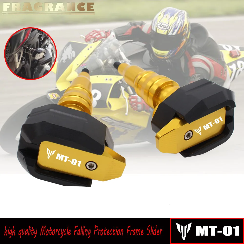 

For YAMAHA MT-01 MT 01 2004 2005 2006 2007 slider moto Falling Protection Frame Slider Fairing Guard Anti Crash Pad Protector