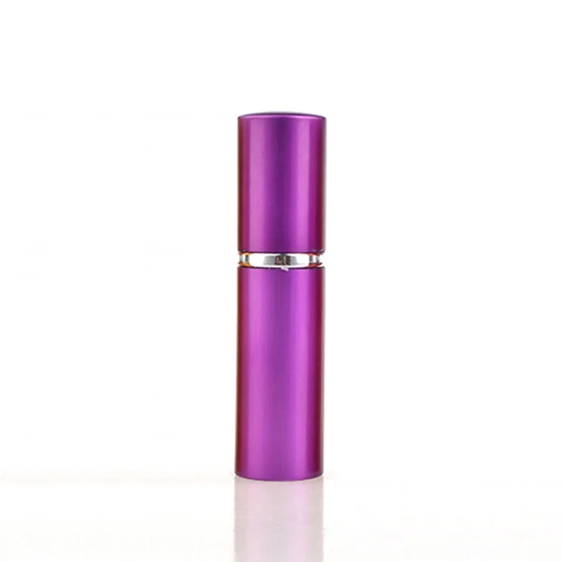 10ml Purple 50 шт./лот 10 мл многоразовый портативный мини парфюмерный флакон с распылителем спрей путешественник алюминиевая пустая парфюмерная бутылка - Цвет: 10ml Purple