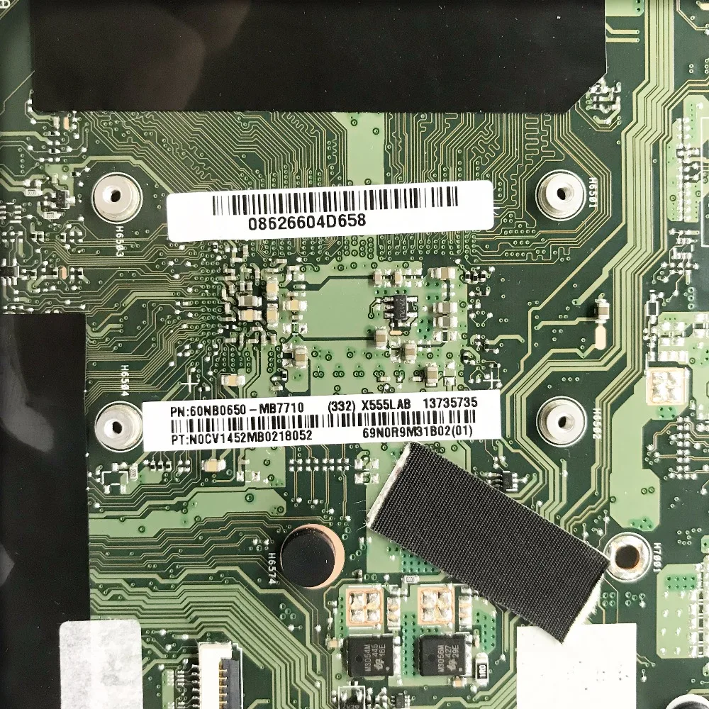 X555LD REV: 3 для Asus X555LA X555LAB материнская плата ноутбука 60NB0650-MB7710 с процессором SR23Y I5-5200U