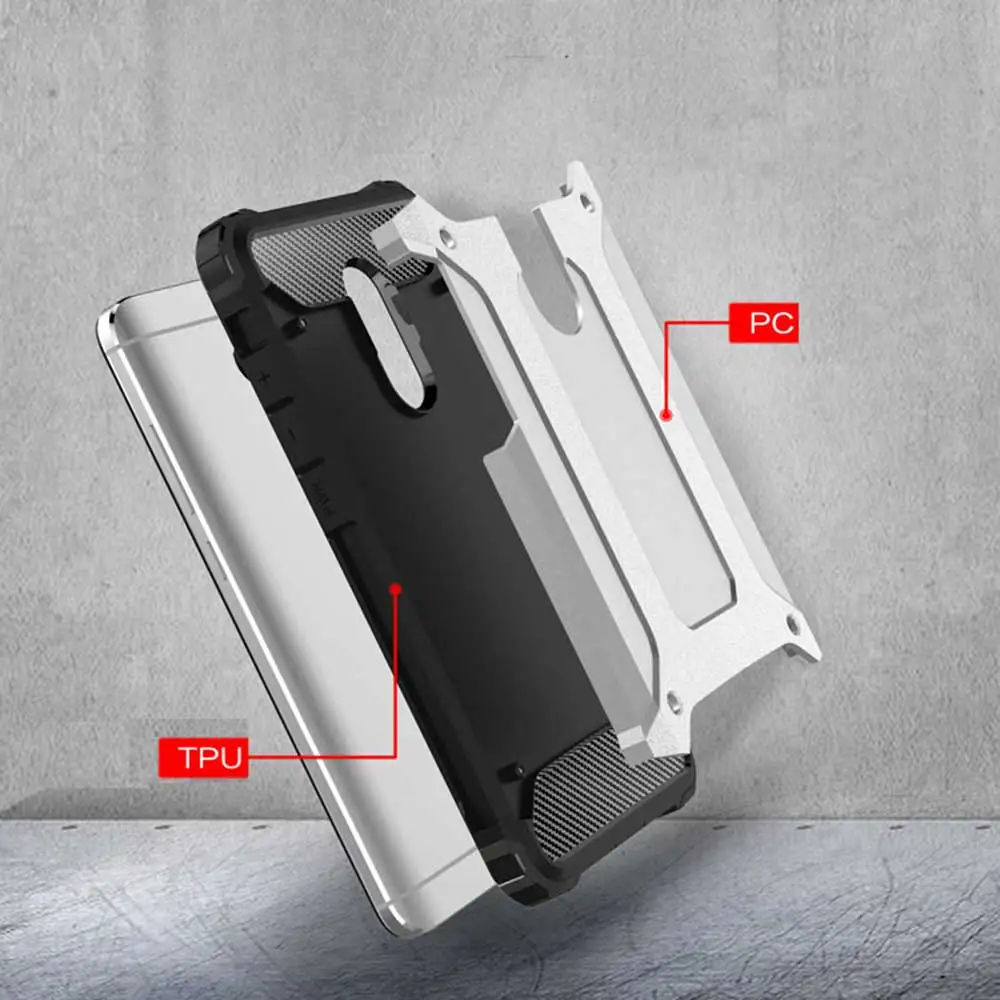 Чехол LOKAKA Armor для Xiaomi redmi 5 Plus прочное покрытие ПК 2 в 1 полное Чехлы Сумки телефонов