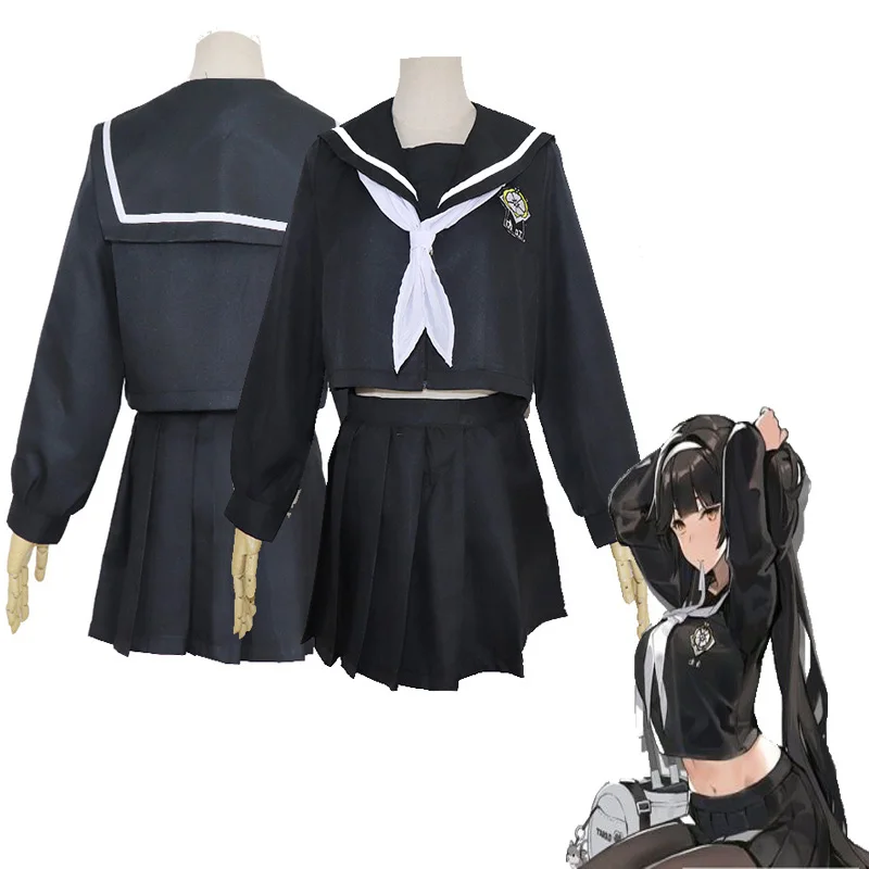 Takao black Игра Azur Лэйн маскарадные костюмы Atago And Takao Косплей Школьный костюм для Хэллоуина и Рождества, карнавальный костюм - Цвет: Takao black