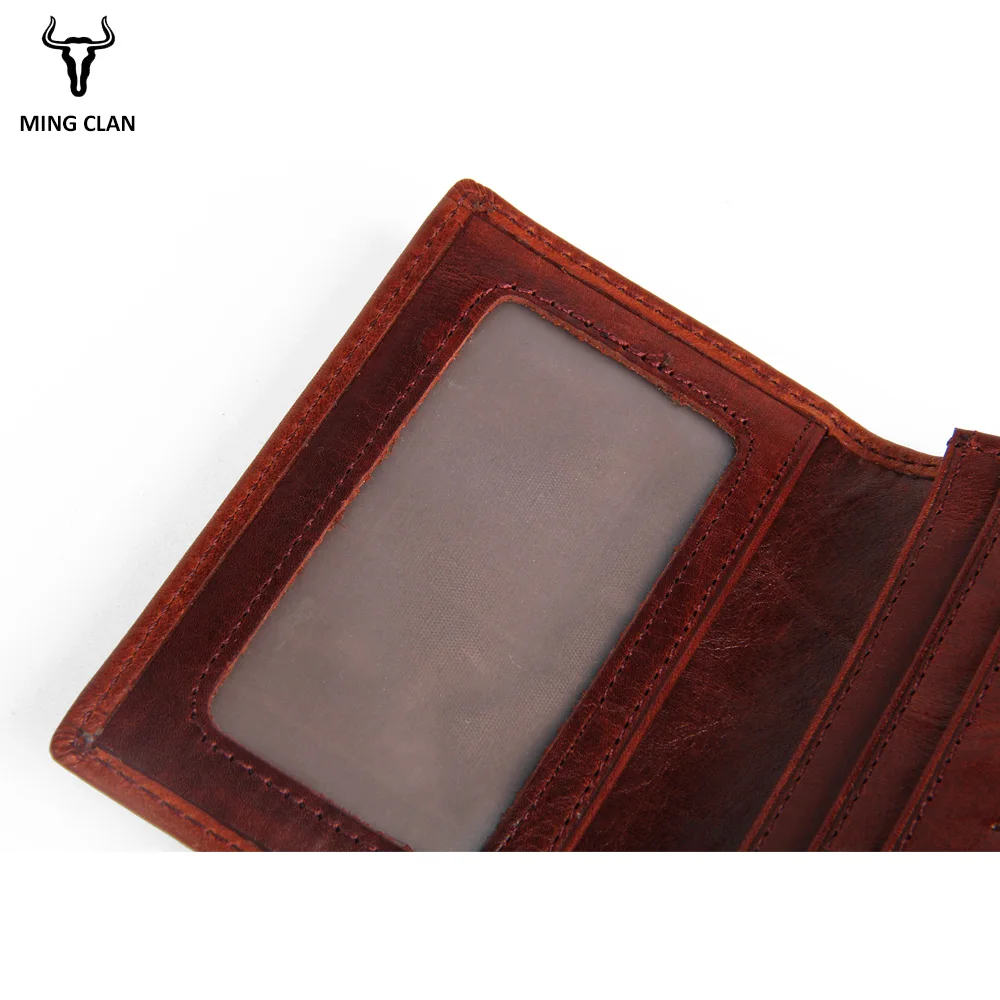Credit Holder Card Fashion Vintage Genuine Leather Mini ID Holders Business Credit Card Holder Slim Bank Case Purse Wallet