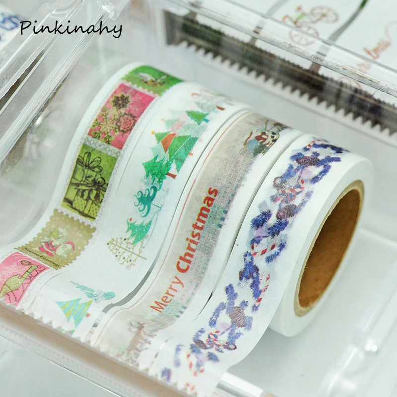 10 шт. олень лента Washi японский 1 5*10 м Kawaii Скрапбукинг инструменты клейкой ленты